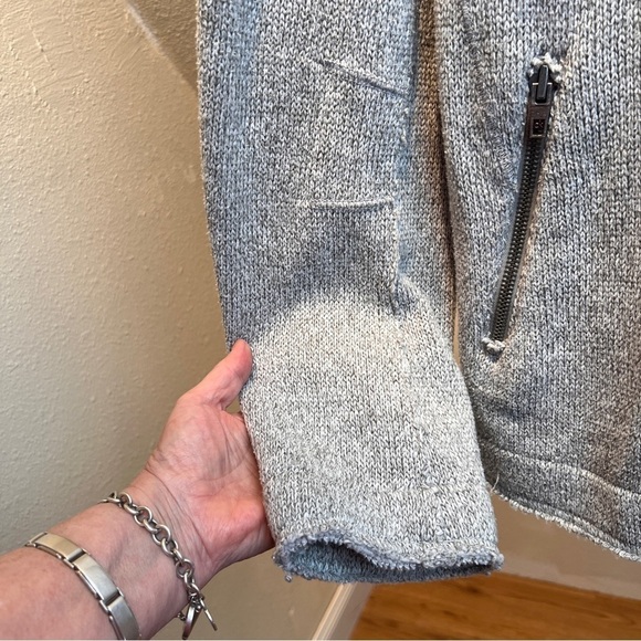 CALVIN KLEIN JEANS MENS Knit double breasted jacket w/2 zip pockets. Size XL. - Picture 3 of 8